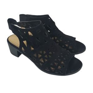 Sold American Eagle Block Heel Peep Toe Ankle Bootie